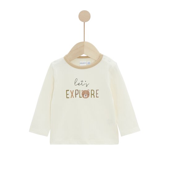 Petit Ours T-shirt manches longues   de               P'tit Bisou Petit Prix