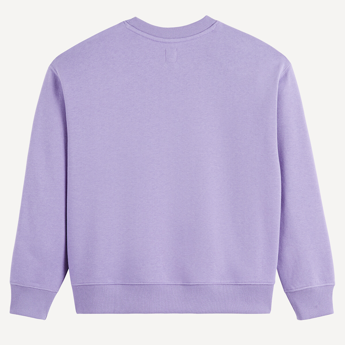 COLEÇÕES LA REDOUTE<br>Moletom de gola redonda achatado