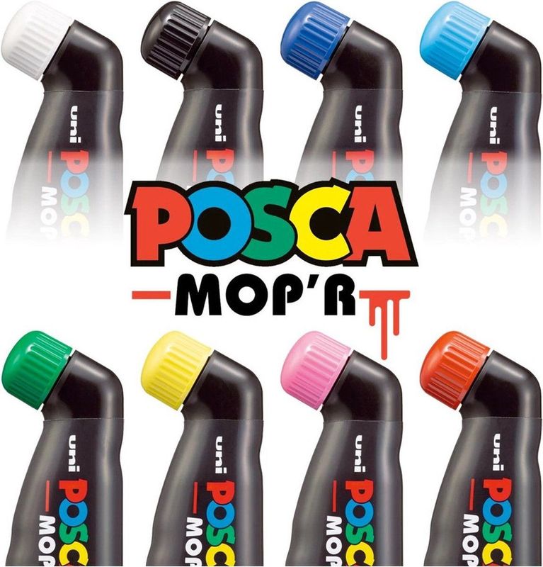 Posca - MOP'R - Verfstift - Rood - Waterbasis - 3-19mm Punt