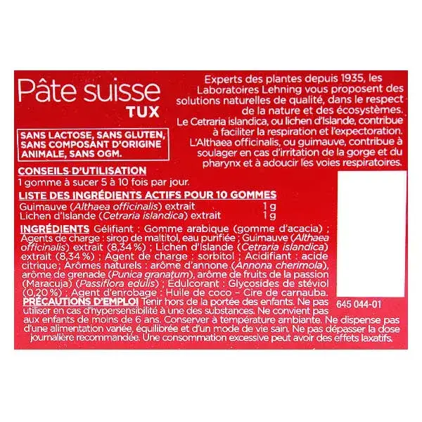 Pasta para gengivas Lehning ENT Swiss Paste Tux 40