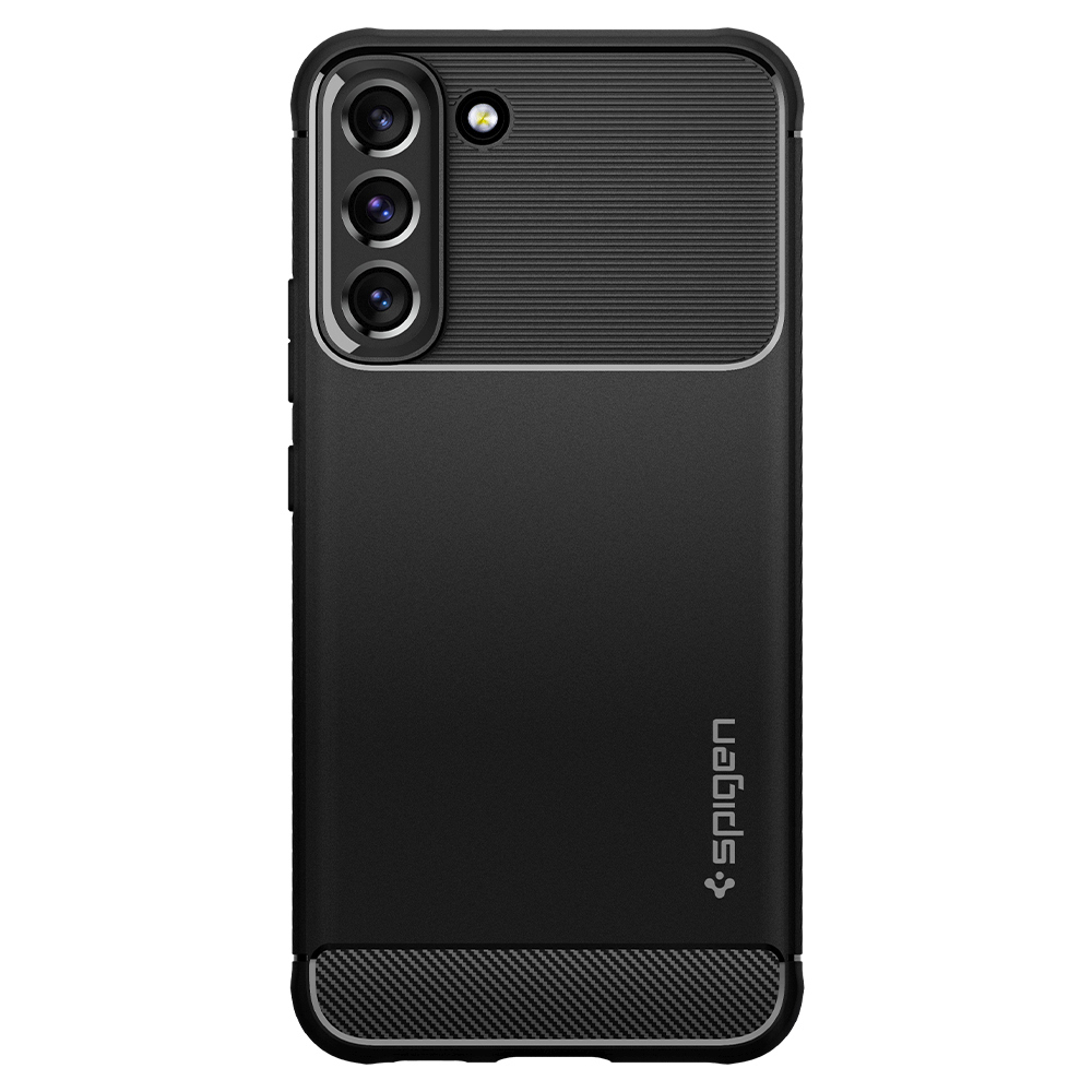 Samsung Galaxy S22 5G Rugged Armor Hybrid Case Hülle (ACS03986) - Schwarz (Matt)