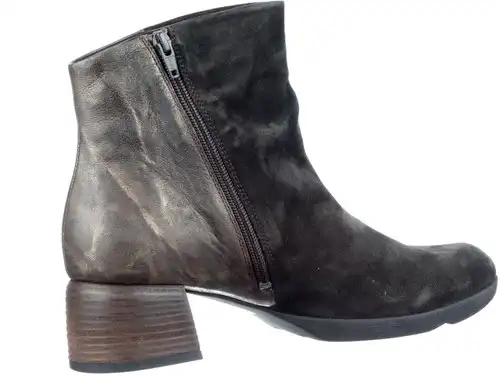 000999-3000 Think bruin combi - maat 37 enkellaars bruin combi - maat 37 Calandschoen