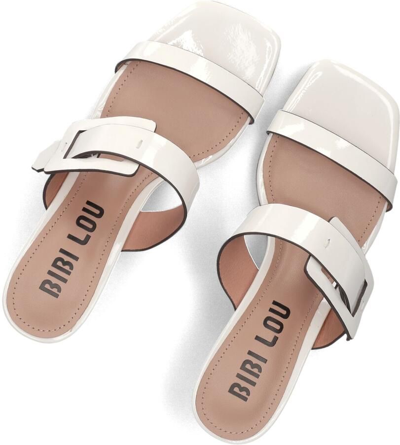 BIBI LOU Muiltjes Dames 662z21vk Mules Maat: 39 Materiaal: Lakleer Kleur: Wit