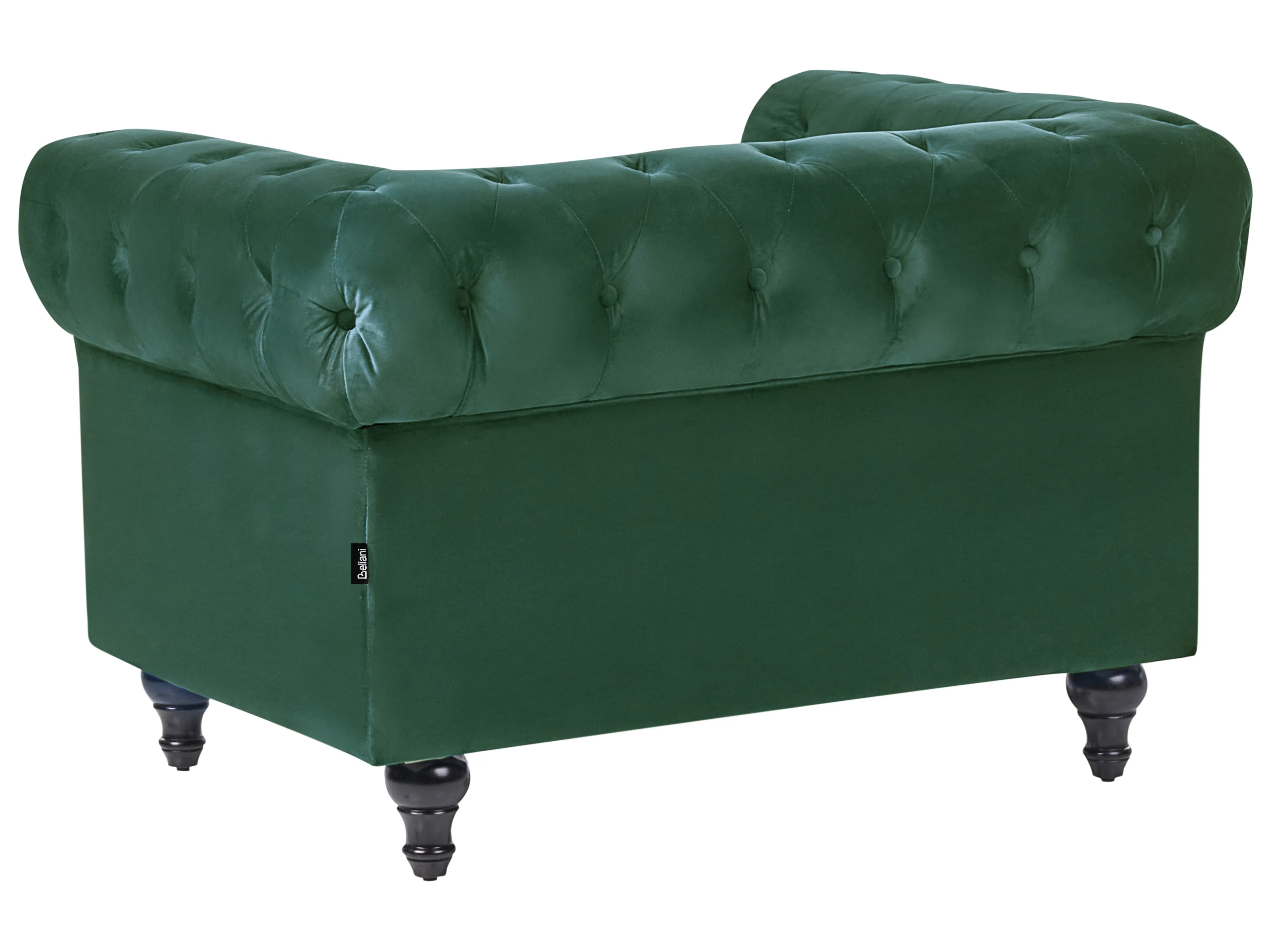 Bankenset 4-zits CHESTERFIELD Fluweel Smaragdgroen