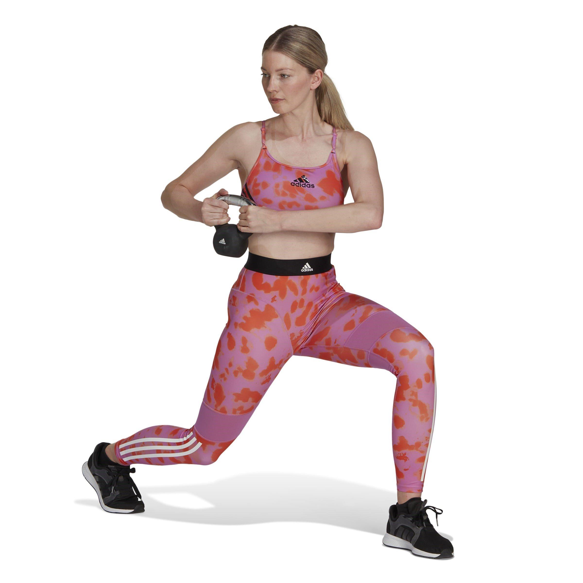 adidas Hyperglam Printed 7 8 Leggings Womens