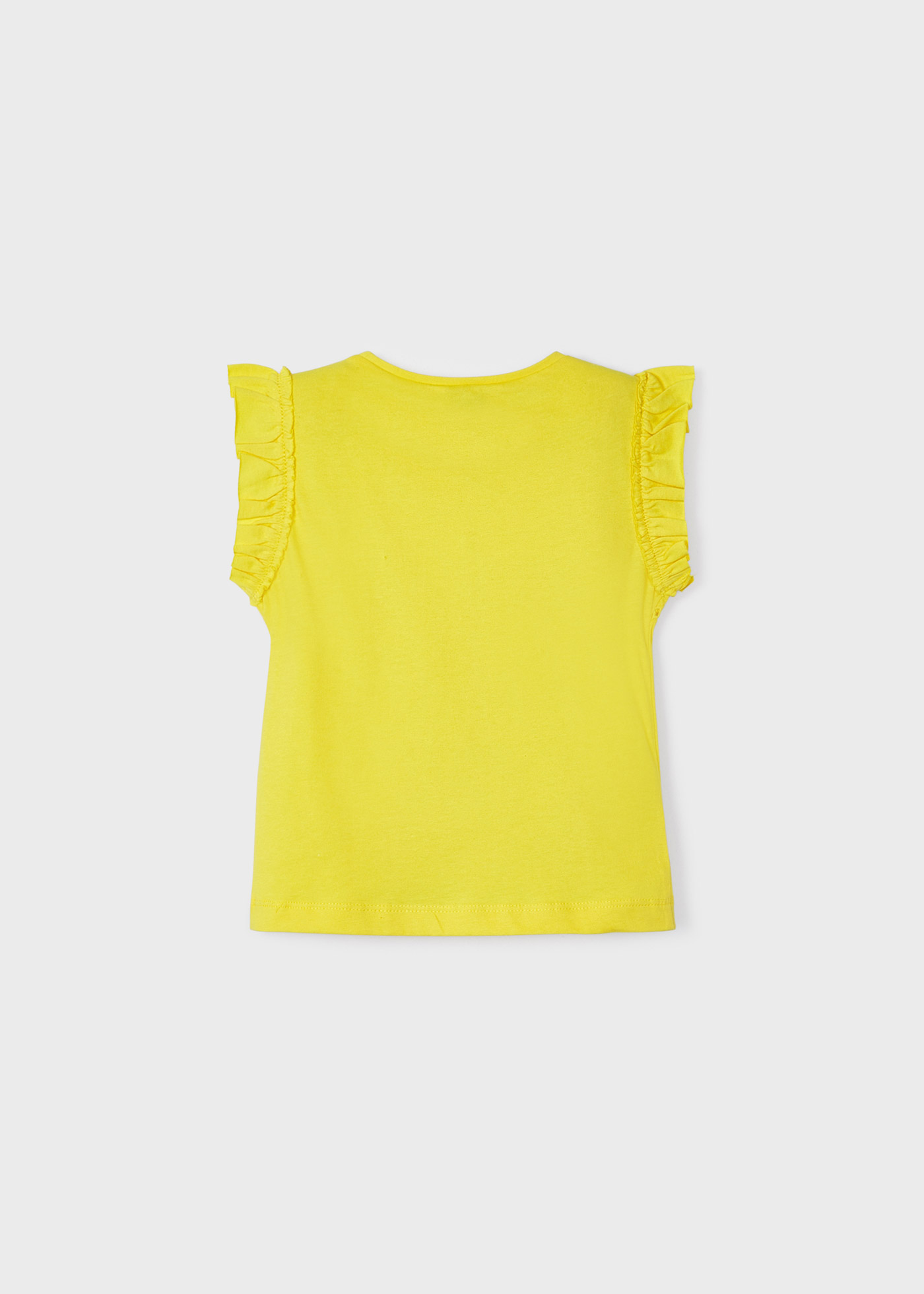 Camiseta regata de algodão sustentável para meninas