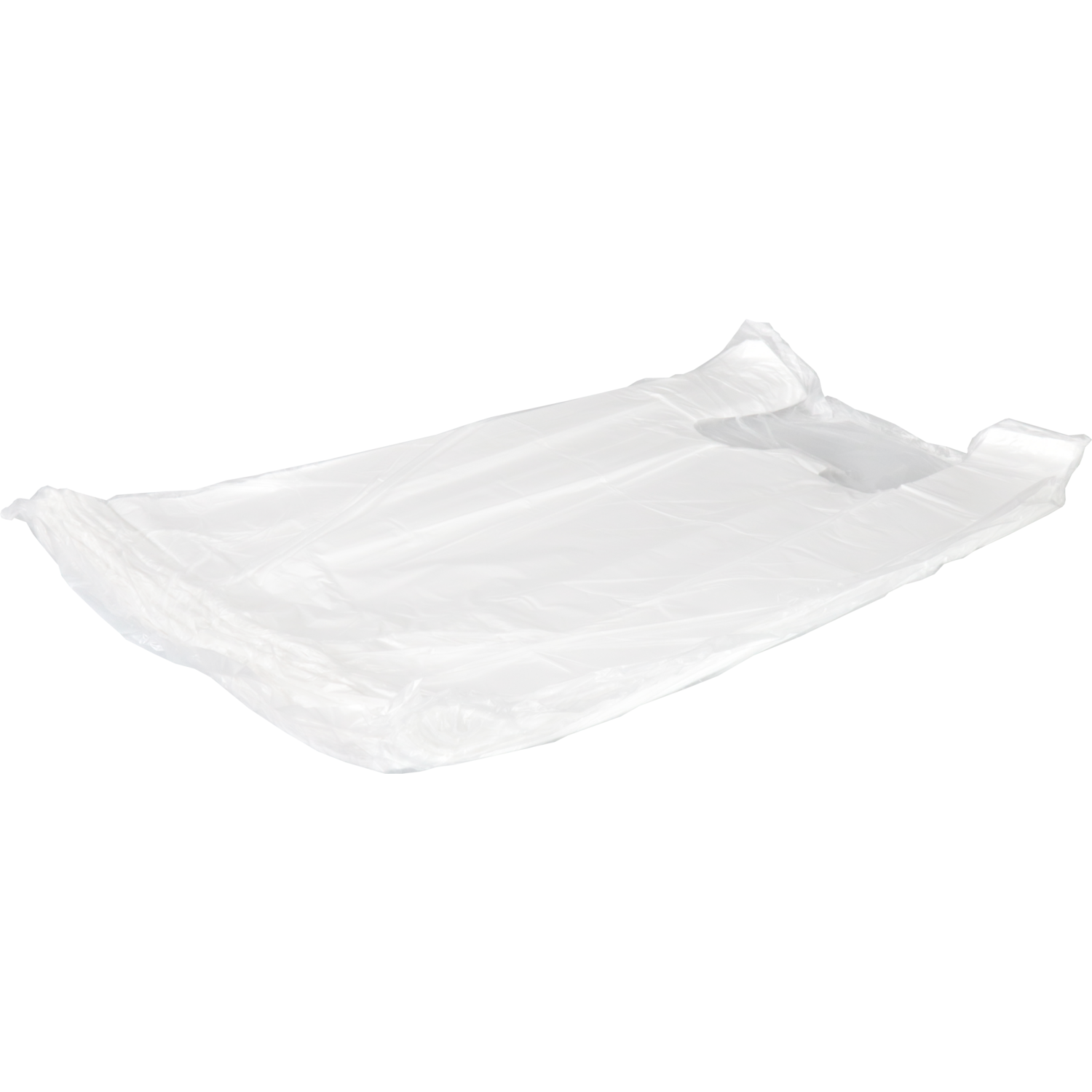 Top Quality Tas, HDPE, 30x 2x10x60cm, hemddraagtas, wit