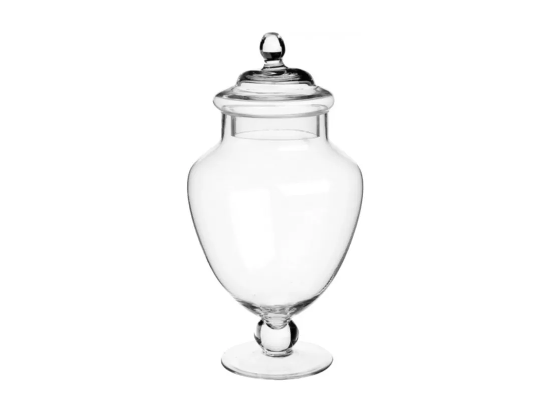 WELL HOME - Bonbonnière en verre avec pied 2,1L