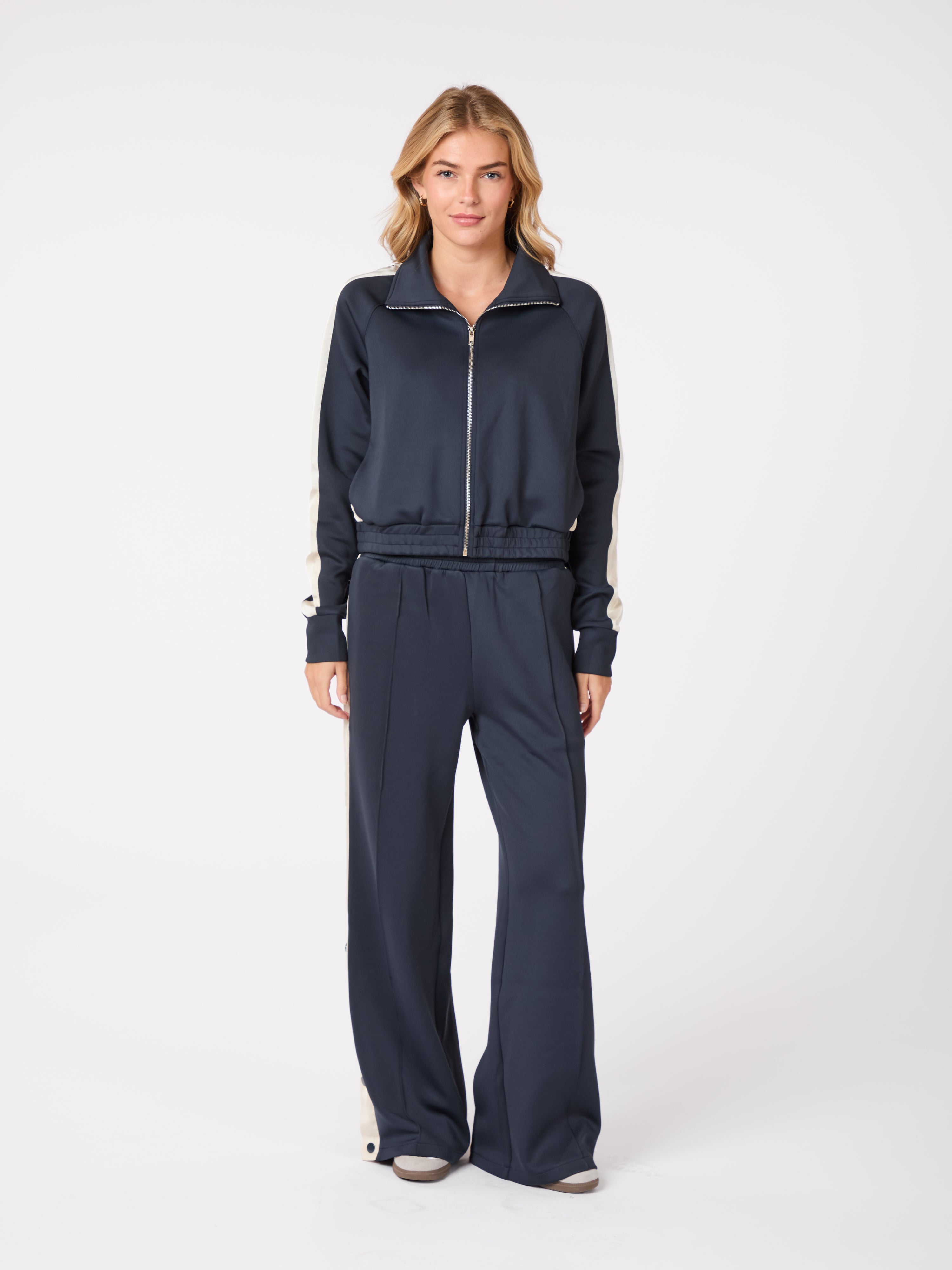 Neo Noir  Vera Track Suit bluse - Navy