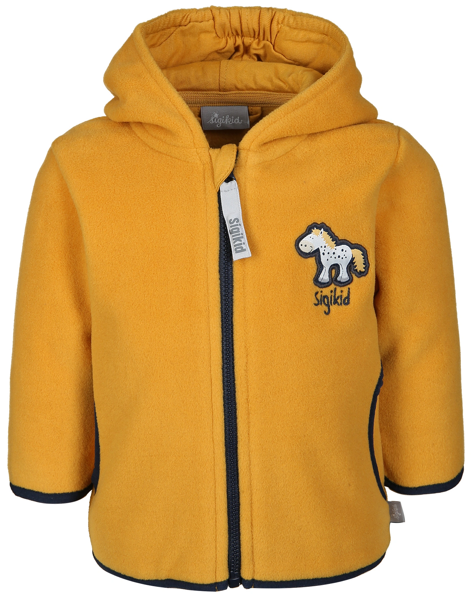 Fleecejacke KLEINES PONY in gelb