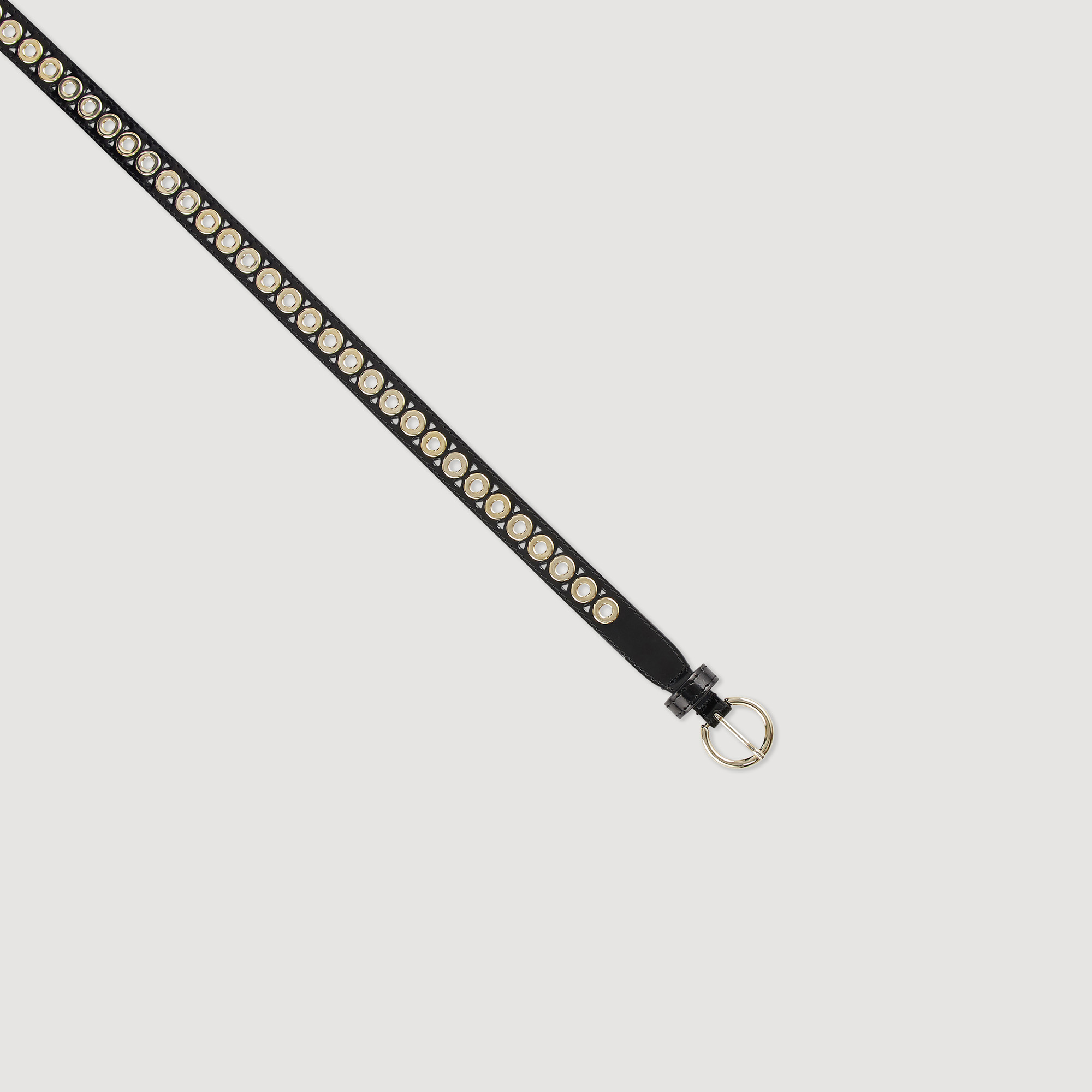 Ceinture en cuir á œillets