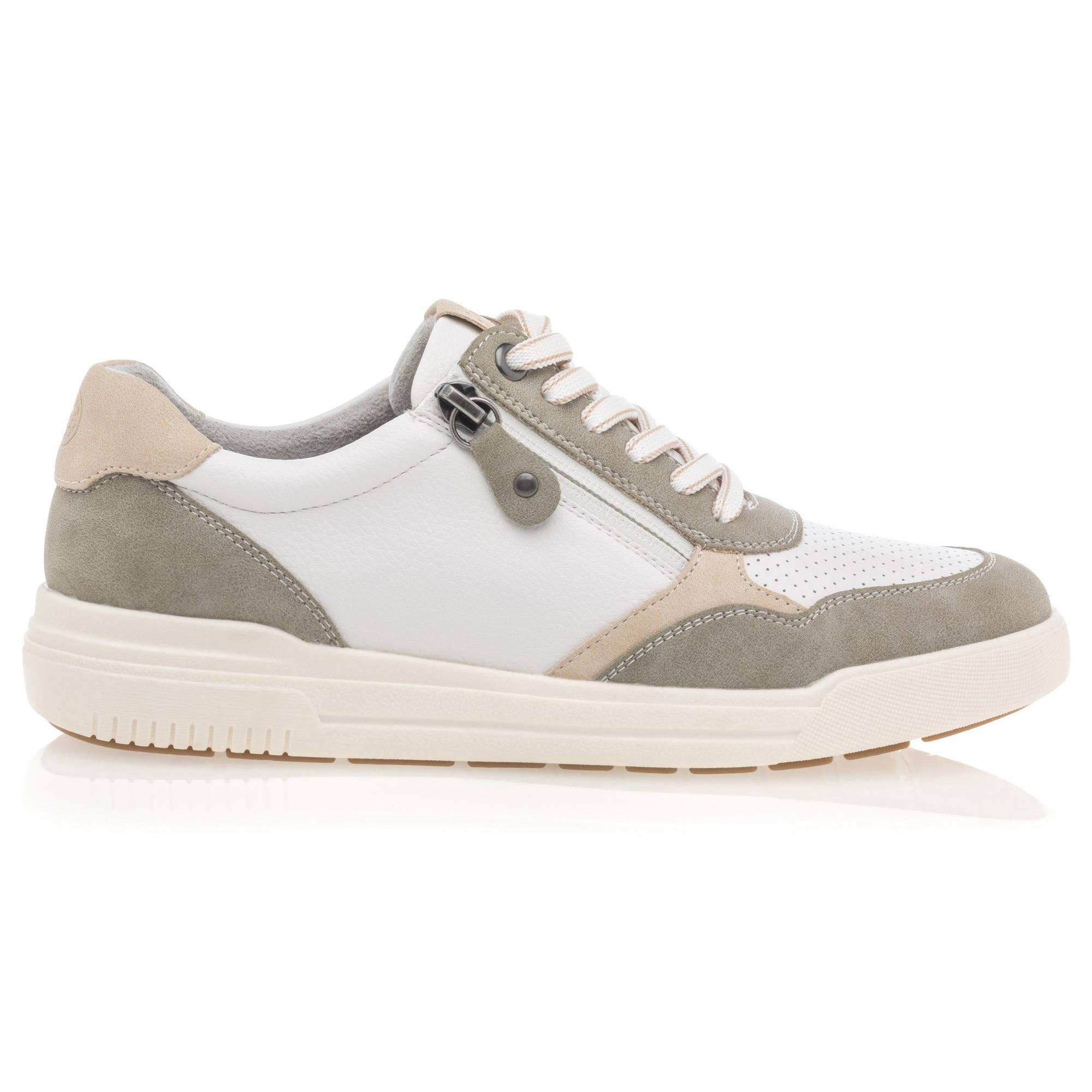 Baskets basses Femme kaki