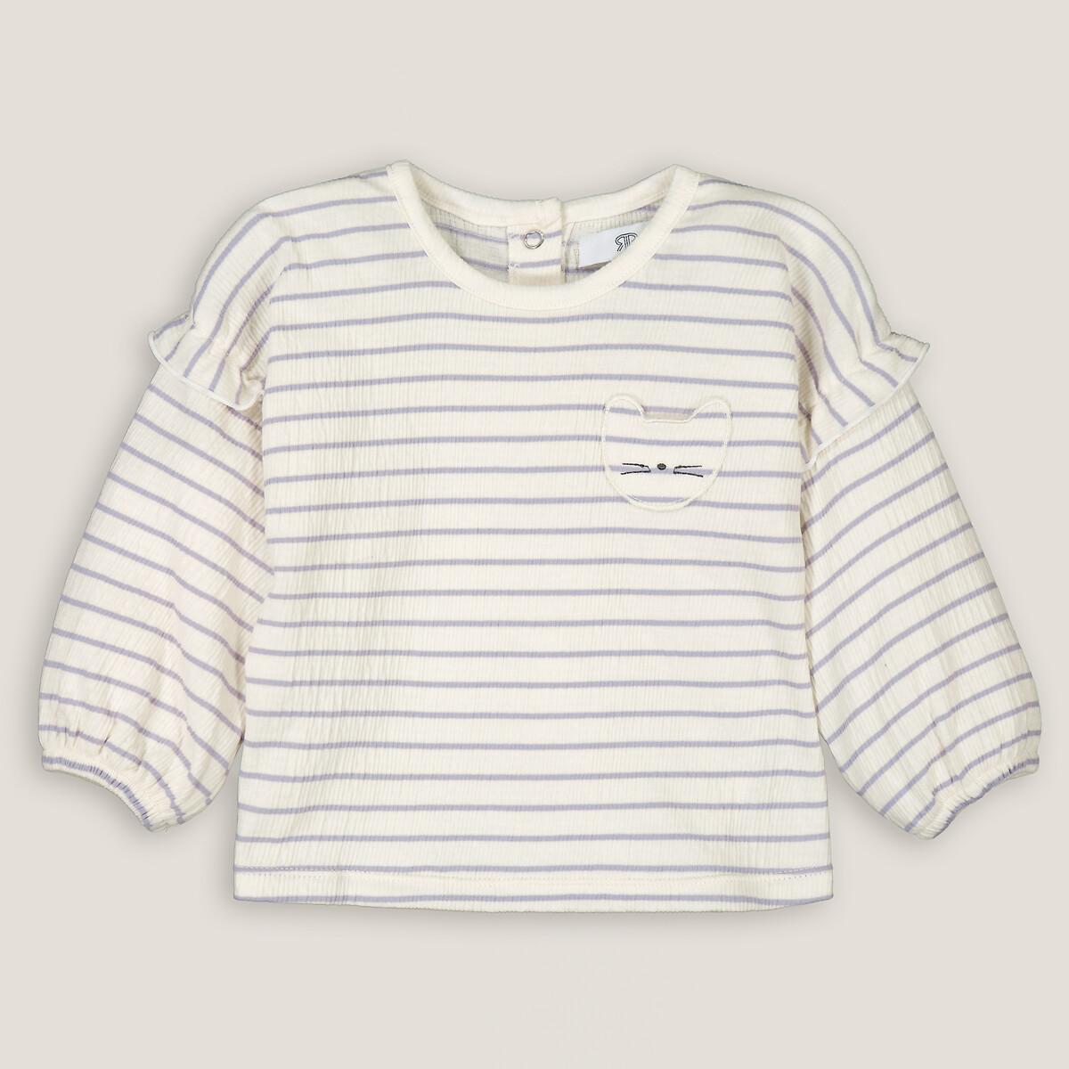 COLEÇÕES LA REDOUTE<br>Camiseta listrada de manga comprida