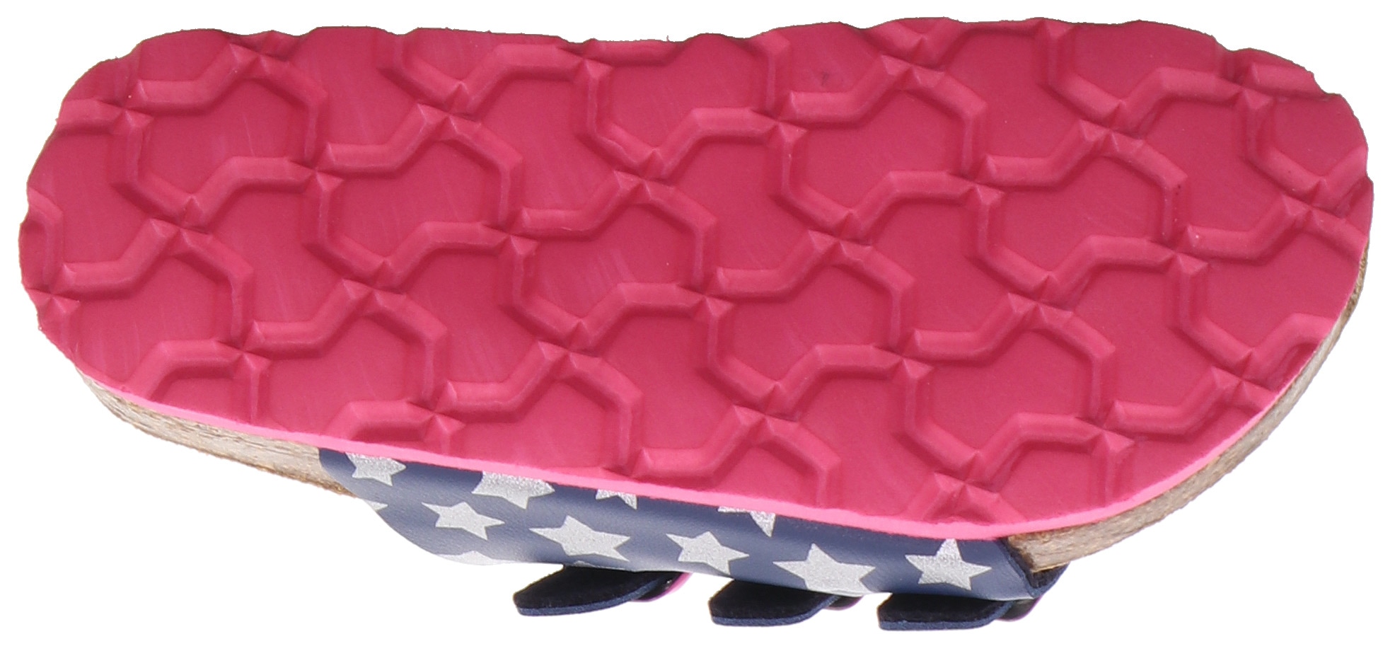 Superfit Hausschuh »Fussbettpantolette WMS: Mittel«  Schlappen, Hausschuh mit allover Print, Grössenschablone zum Download