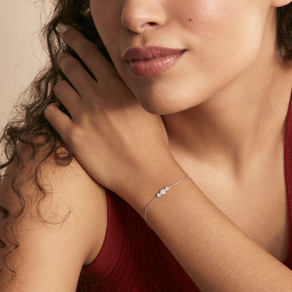 Bracelet Automne Or Blanc Diamant