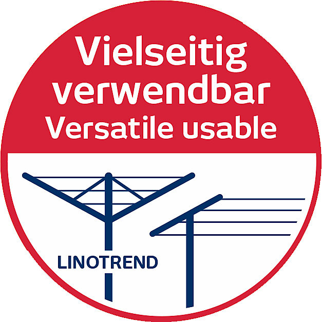 Fil à linge universel 62 m bleu Leifheit