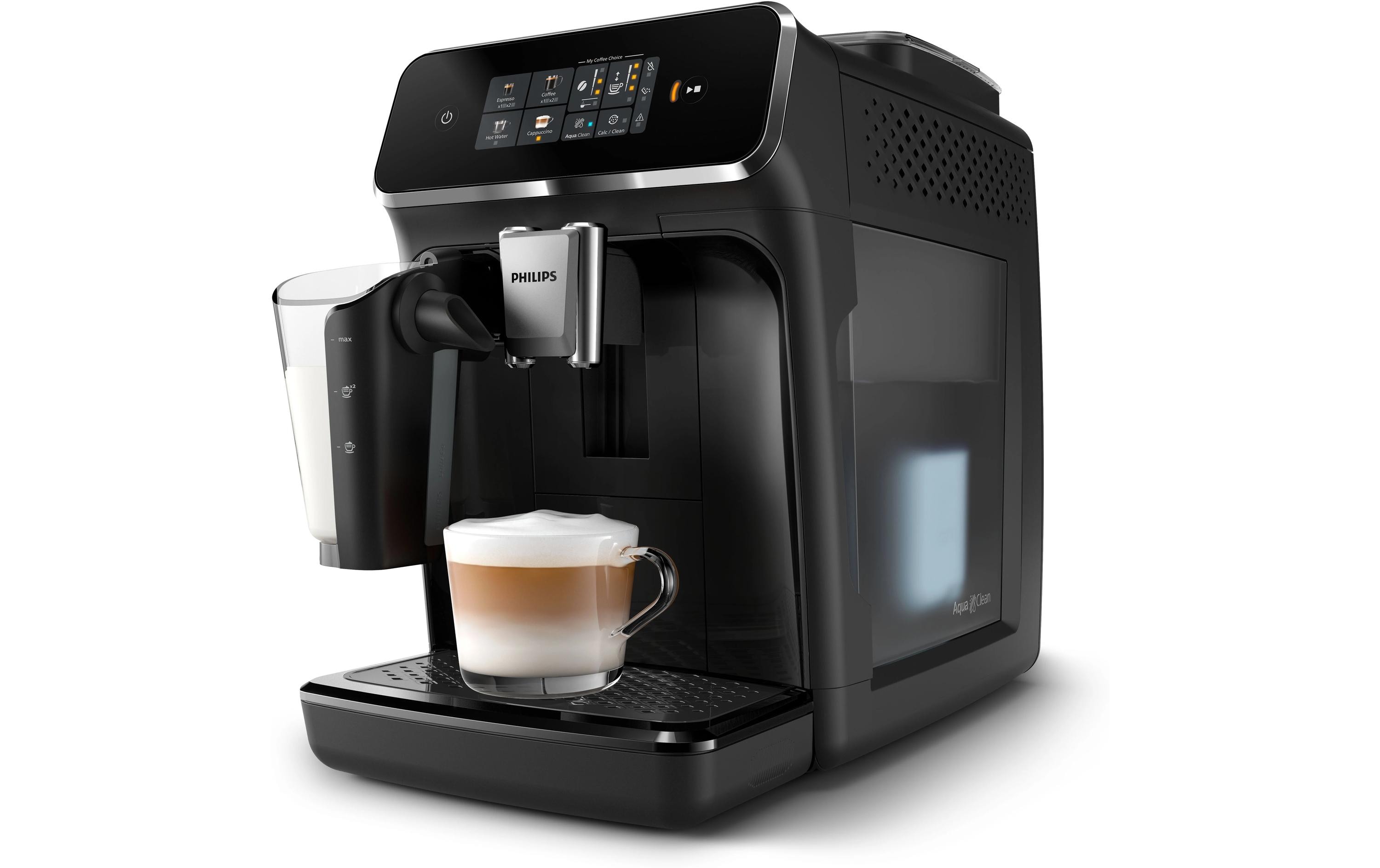 Kaffeevollautomat Series 2300 EP2331/10 Klavierlack Schwarz<br>Kaffeemaschine mit LatteGo Milchsystem