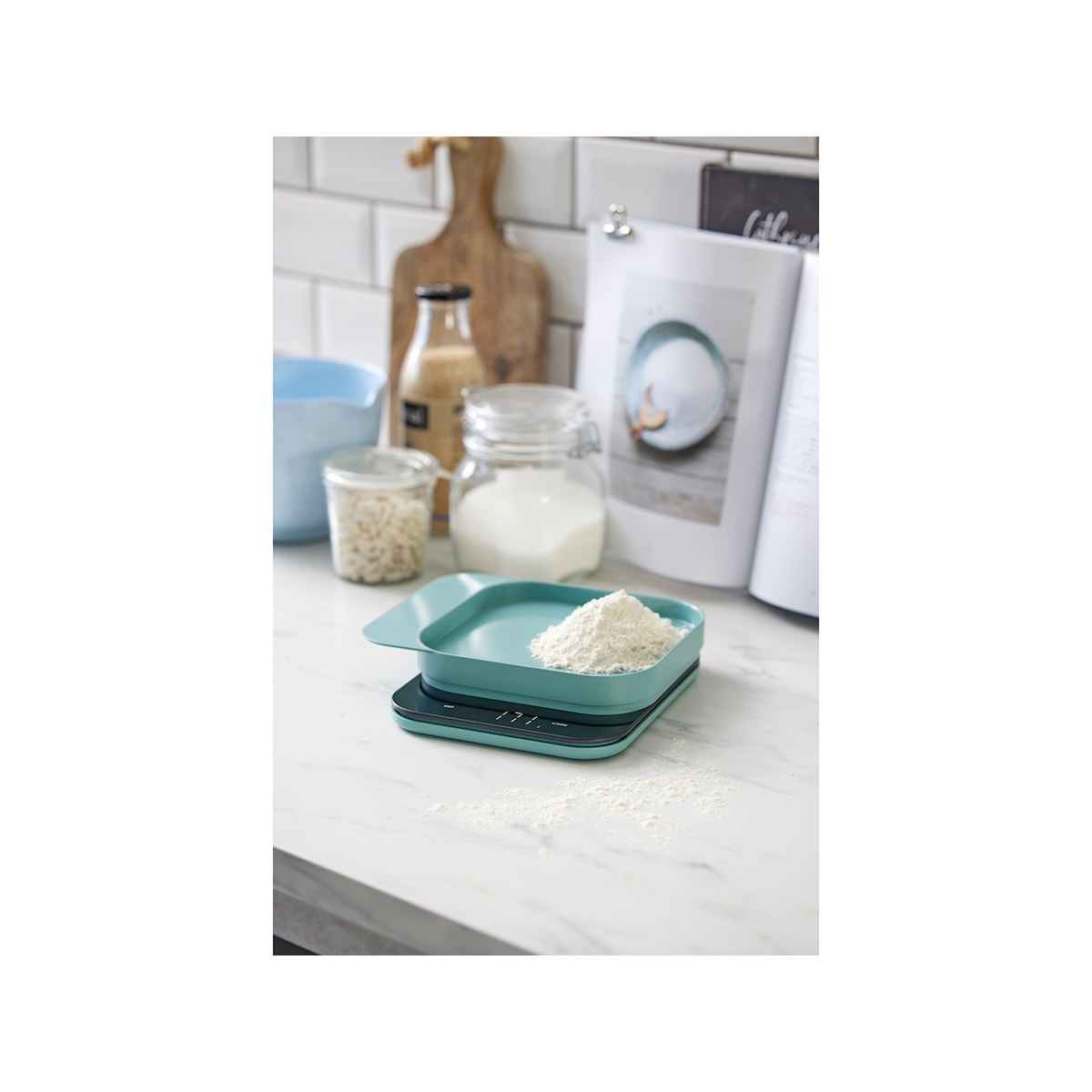 Rosti Mensura Kitchen scale Nordic green