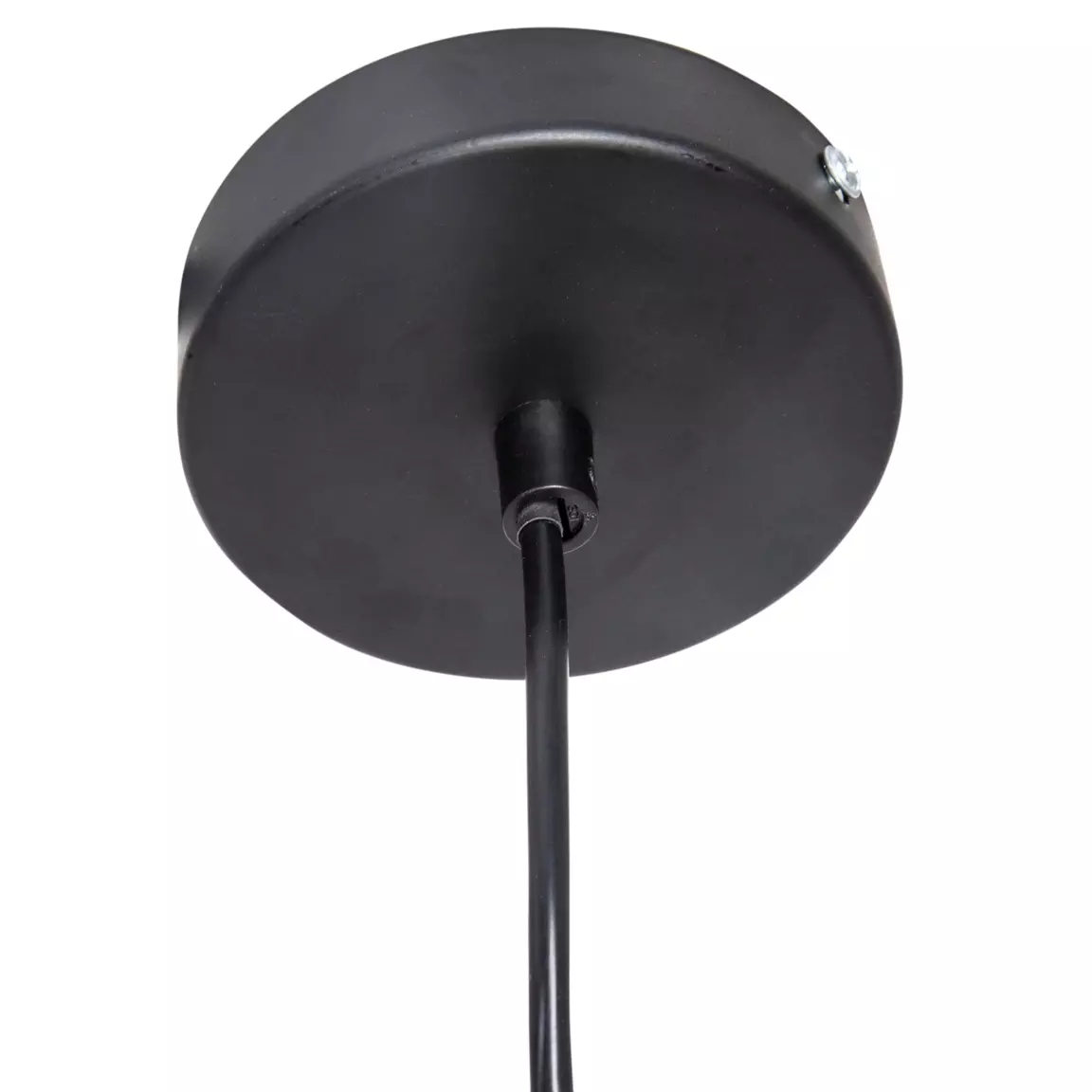 Suspension métal grillage (D30 cm) Melina Noir