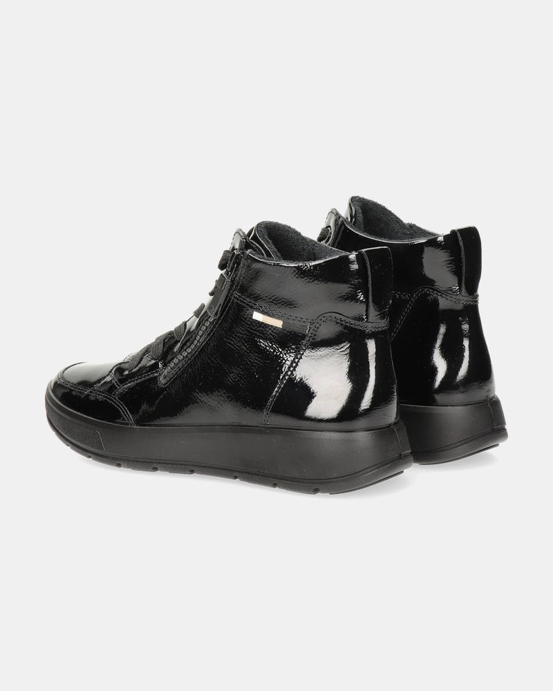 Ara Roma Plateau Hoge sneakers  - zwart