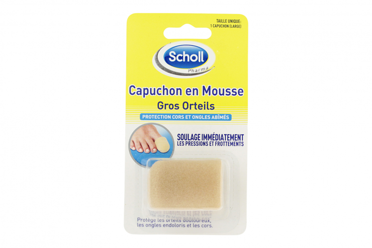 Capuchon mousse gros orteil