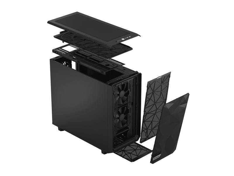 Fractal Design PC-Gehäuse Meshify 2 Kompaktes Mid-Tower mit einen geräumigen Innenraum