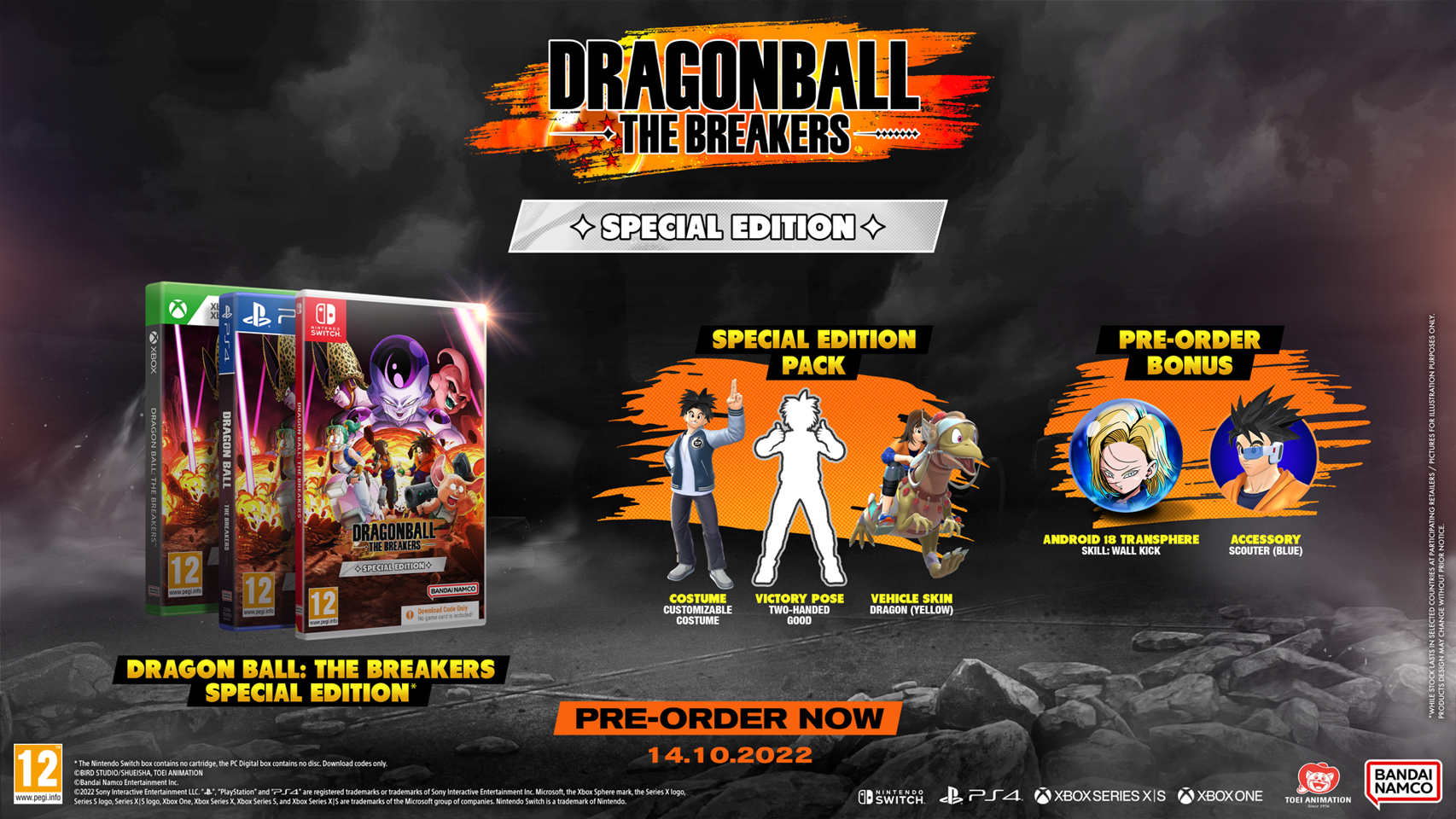 Dragon Ball: The Breakers (Special Edition) (Code in box)- Nintendo Switch
