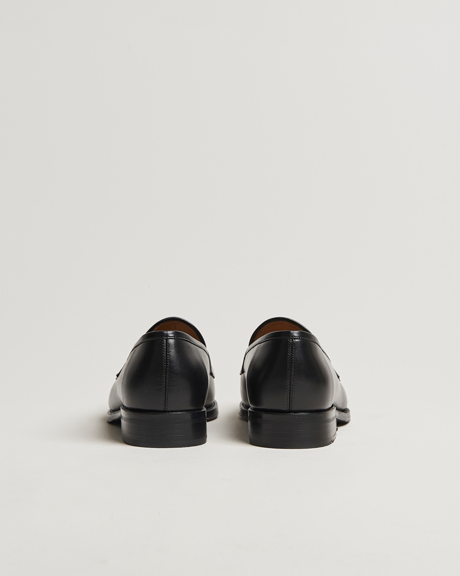 Oscar Jacobson Penny Loafers Black