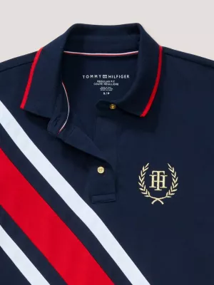 Vestido Polo Adaptive TH Monogram Stripe