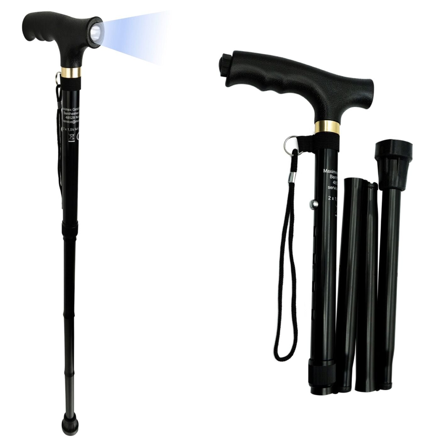 Angela BrudererFaltbarer LED Spazierstock