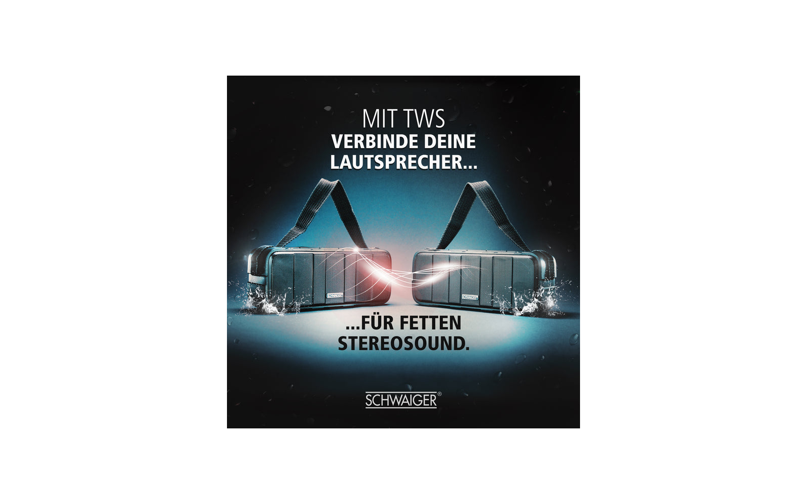 Schwaiger Bluetooth Lautsprecher 30 W schwarz
