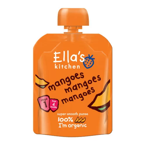 Ella's Kitchen Mango 4  mdr. Ø - 70 gr