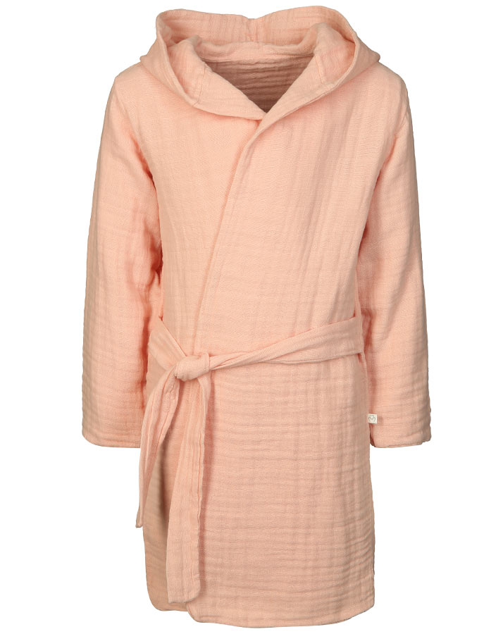 Bademantel MUSLIN in lachs