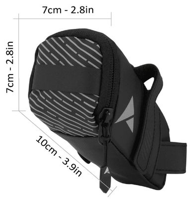 Sacoche de Selle Altura Nightvision Road 0.4L Noir - S