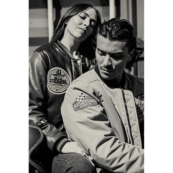 Helstons - Blouson Twin Motul Gris