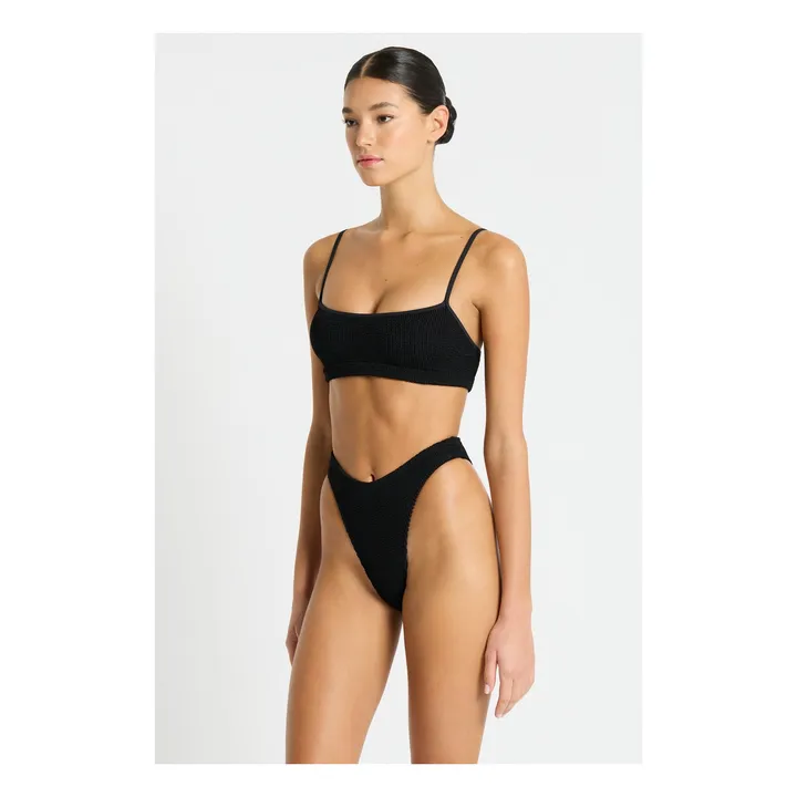 Bond-Eye Haut de Maillot Strap Saint | Noir