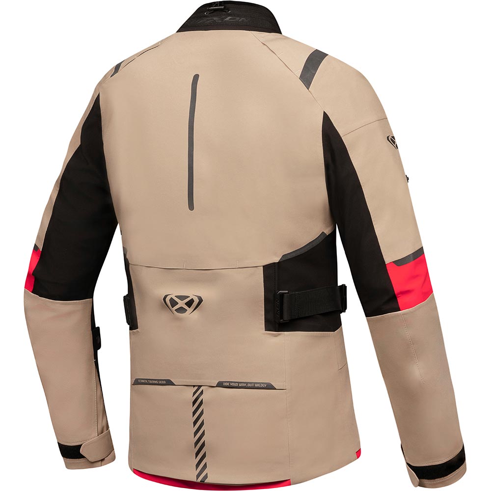 Ixon - Veste femme M-Skeid Lady Sable / Noir / Rouge