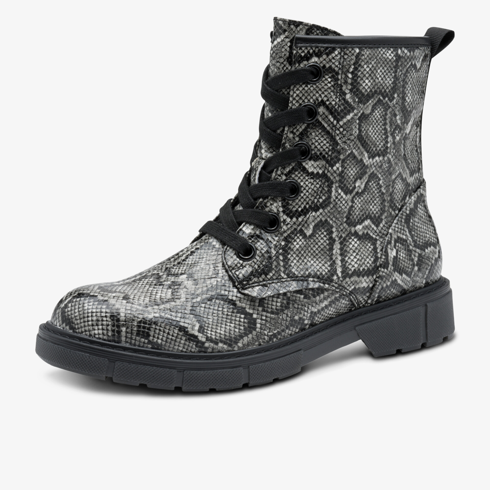 MARCO TOZZI Damen Schnürstiefeletten grau