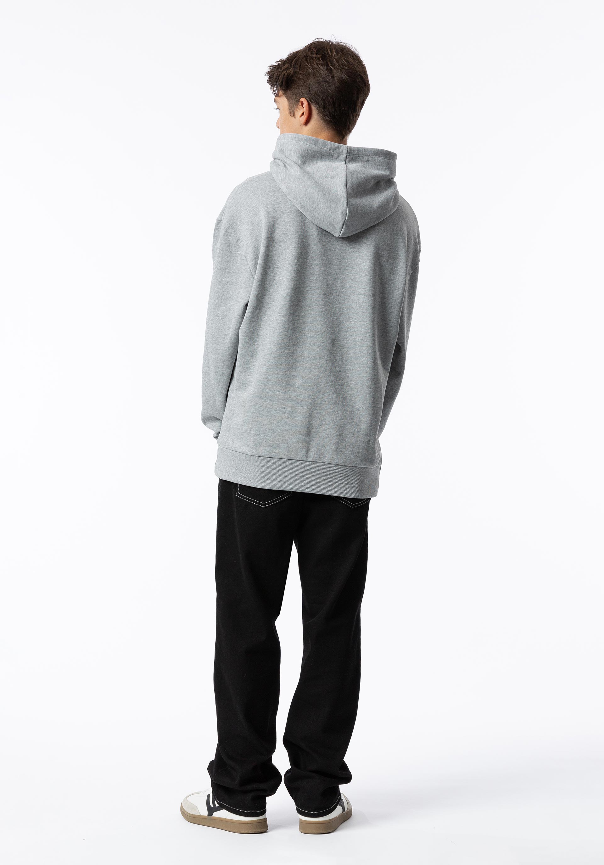 Hoodie com Bordado Turco Frontal