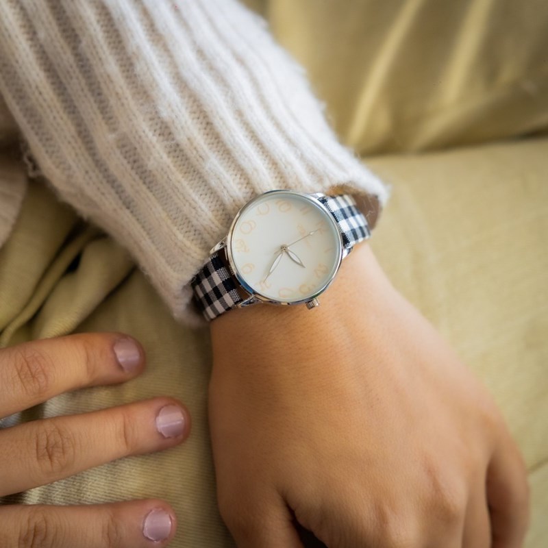 Montre Femme CHTIME bracelet Cuir Noir