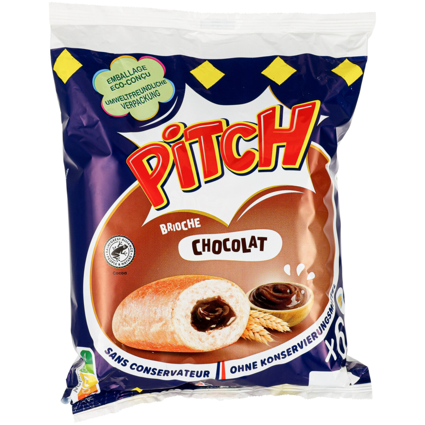 Pasquier Pitch choco 6 Stück