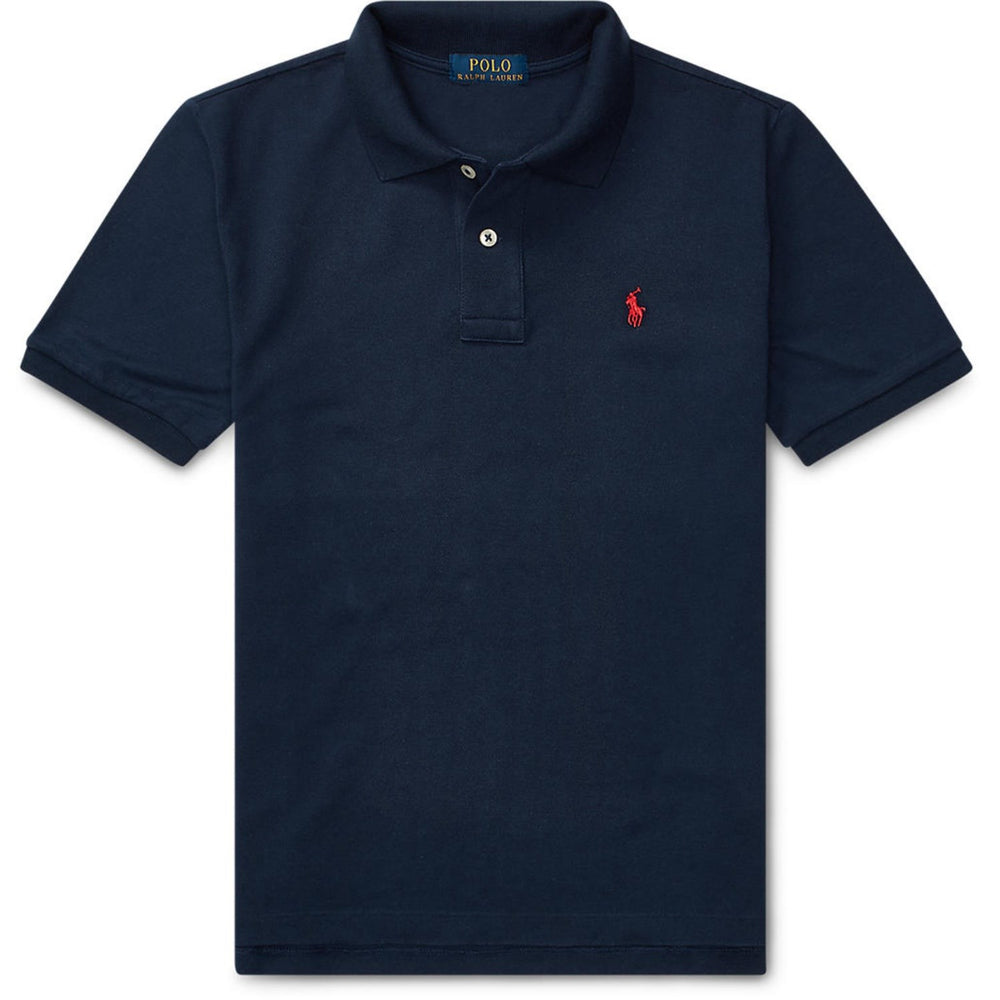 Køb Polo Ralph Lauren Refined Navy Polo T-Shirt