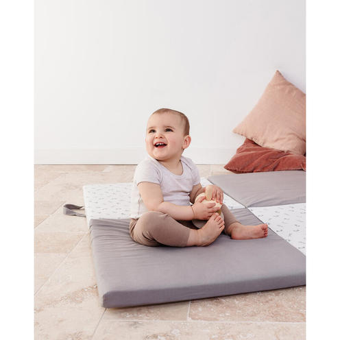 Tapis de motricité XL imprimé lapin - CANDIDE