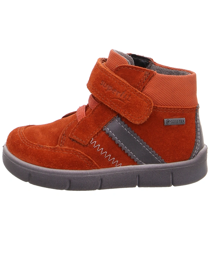 Klett-Halbschuhe ULLI gefüttert in rot/grau