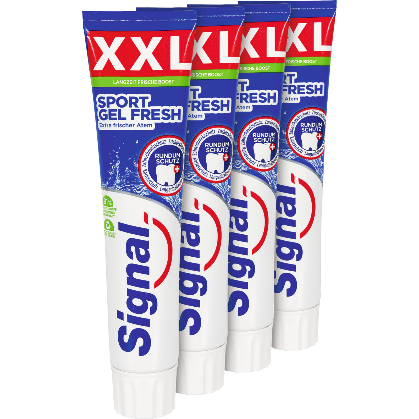 Signal Zahnpasta Sport Gel Fresh XXL 4 x 125 ml