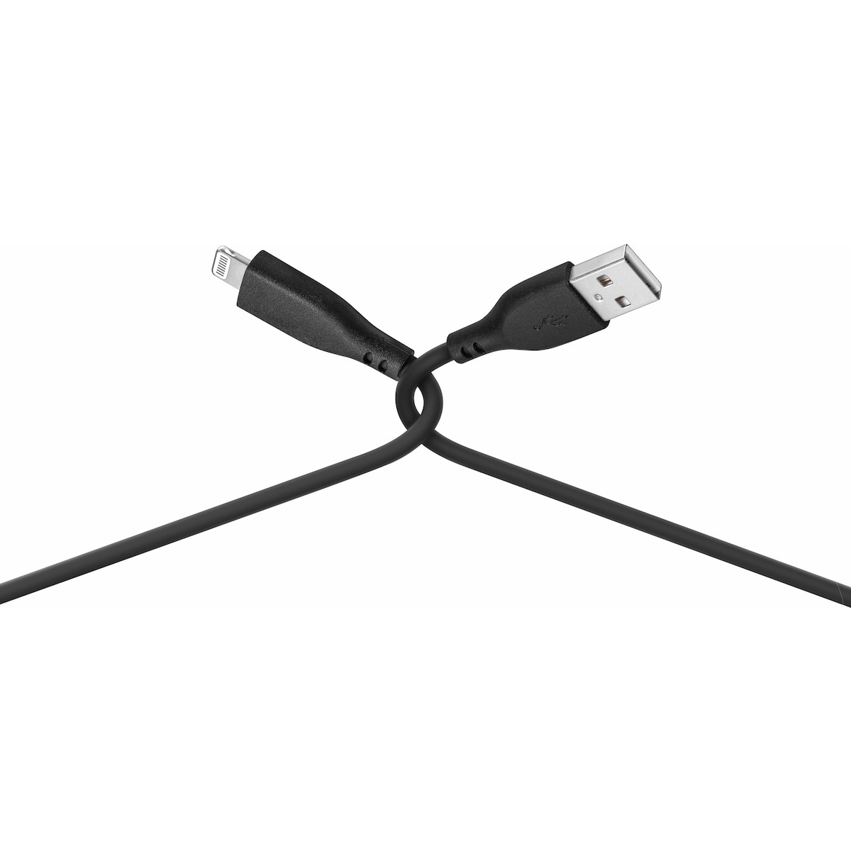 Goji USB-A til Lightning kabel 1,8m (sort)