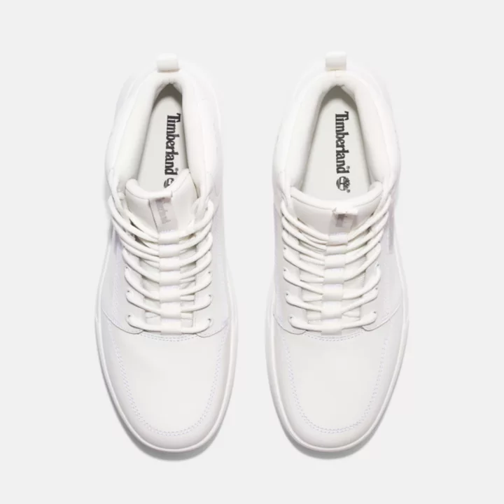 Bottine de randonnée mi-haute Maple Grove Sport pour homme en blanc