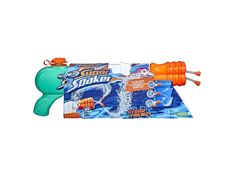 Nerf Nerf Super Soaker Hydro Frenzy 6  Hasbro