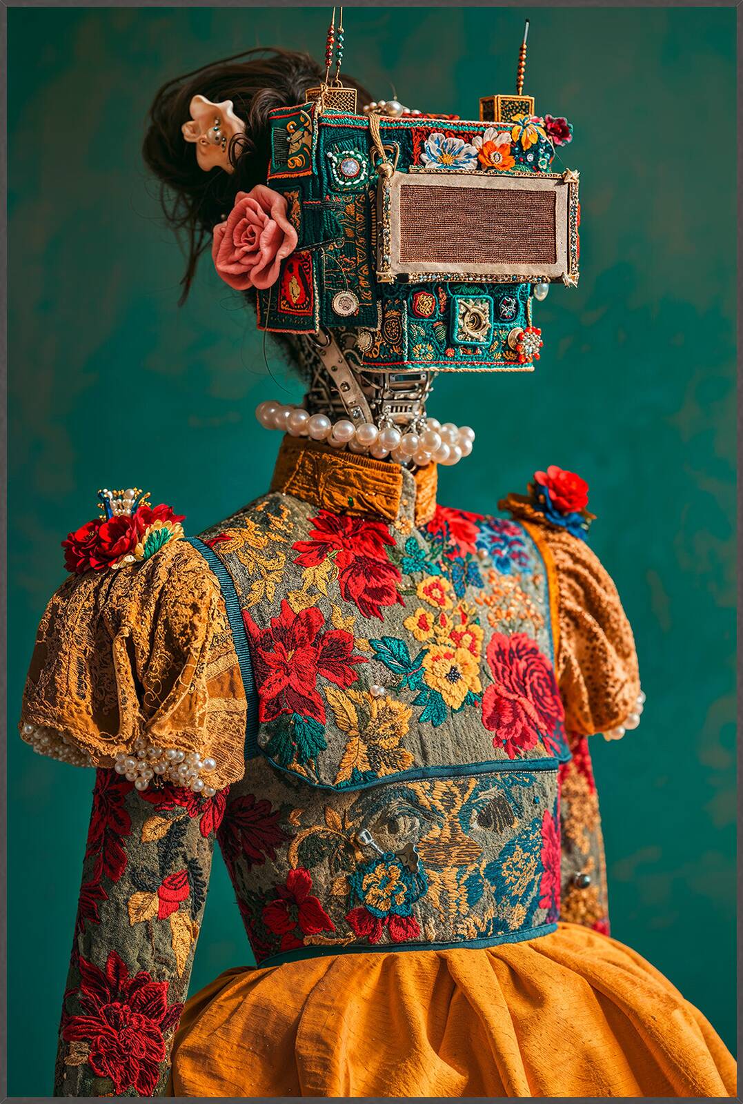 Folkloric robots 8. by David Szauder - Limited Edition. Edition of: 150. Signed.