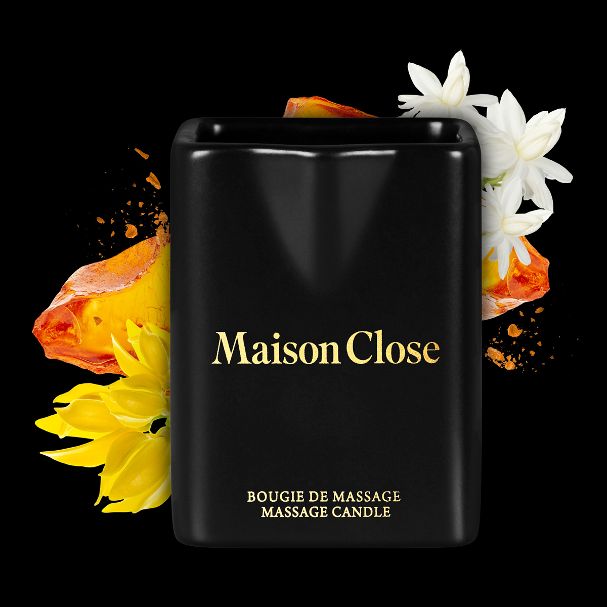 Maison Close Avant le Coucher Fleur d'Ambre - Bougie de Massage